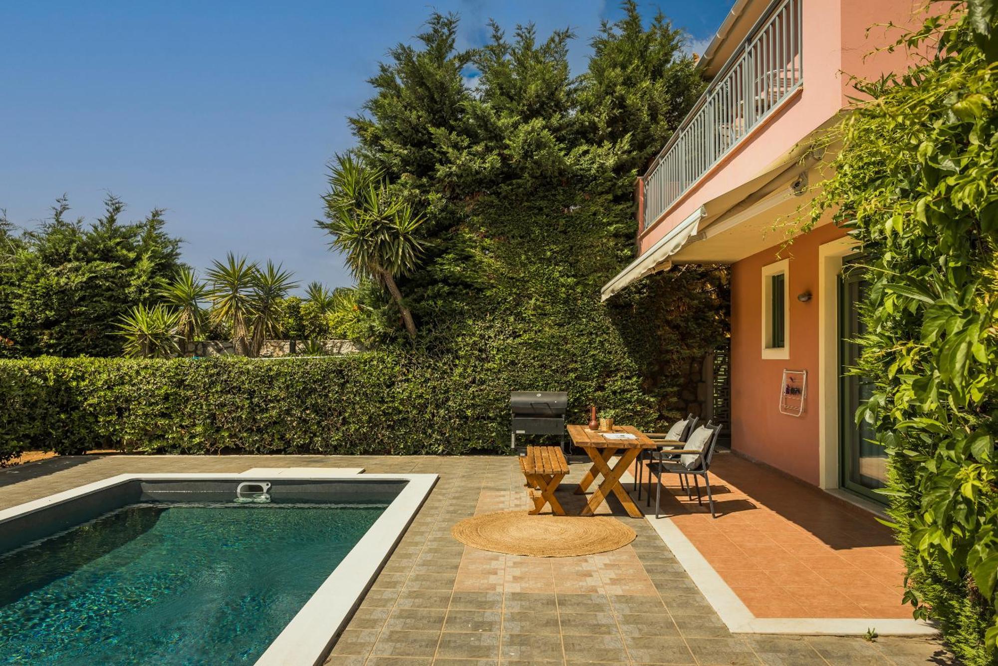 Villa Siora Rosa Skala  エクステリア 写真