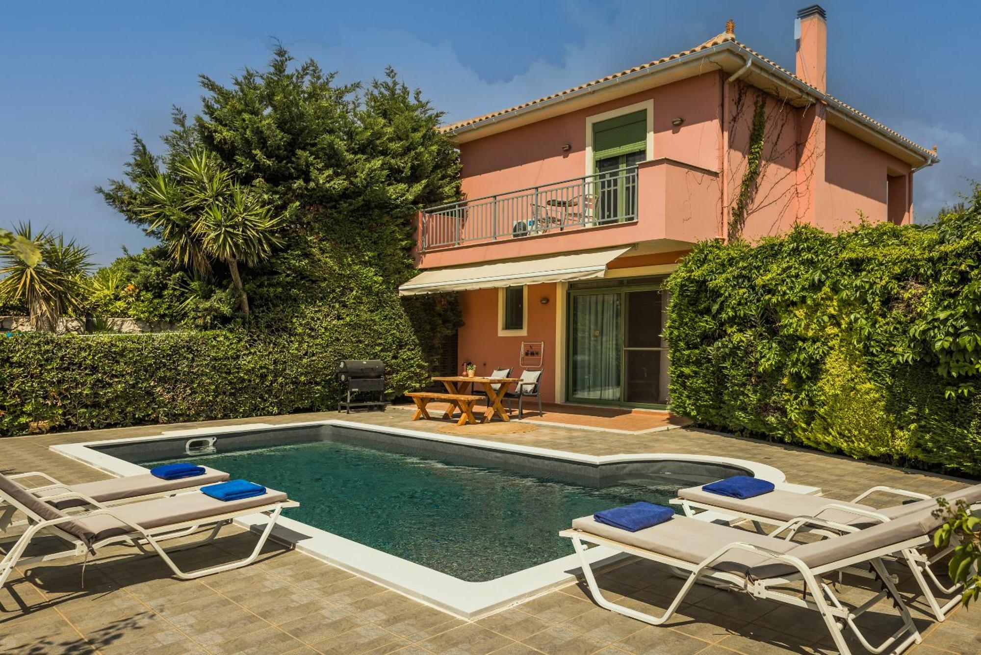 Villa Siora Rosa Skala  エクステリア 写真